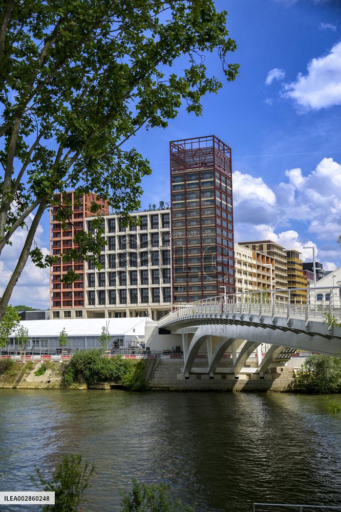 Construction Site Of Paris 2024 - Saint-Denis