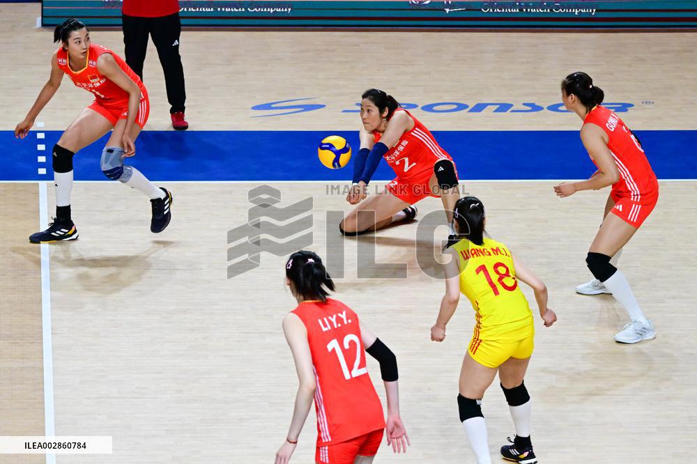 (SP)CHINA-HONG KONG-VOLLEYBALL-WOMEN'S NATIONS LEAGUE 2024-CHINA VS GERMANY (CN)