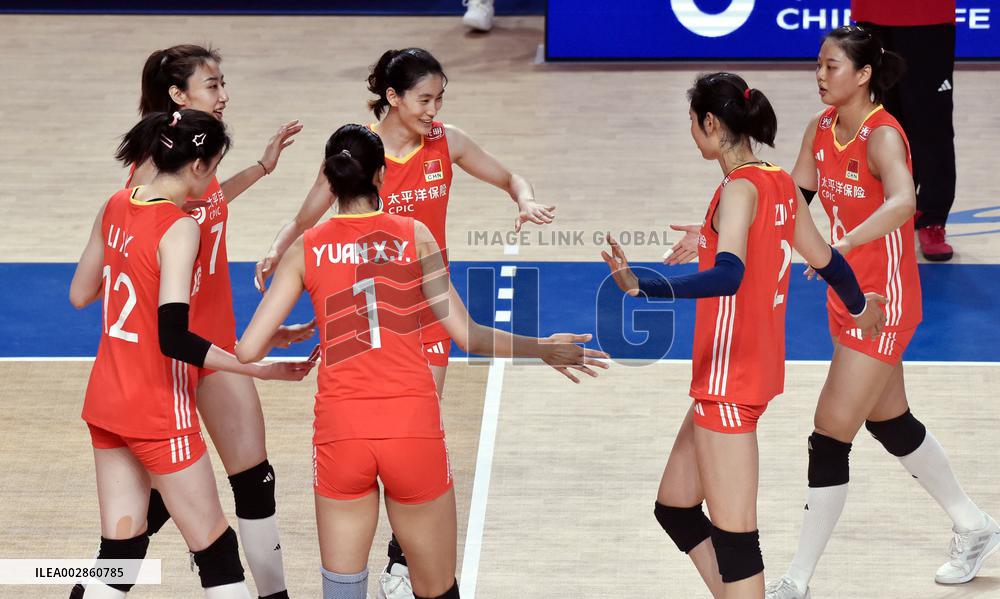 (SP)CHINA-HONG KONG-VOLLEYBALL-WOMEN'S NATIONS LEAGUE 2024-CHINA VS GERMANY (CN)
