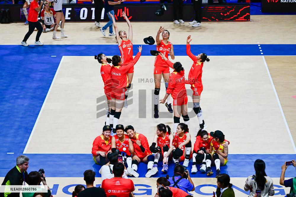 (SP)CHINA-HONG KONG-VOLLEYBALL-WOMEN'S NATIONS LEAGUE 2024-CHINA VS GERMANY (CN)