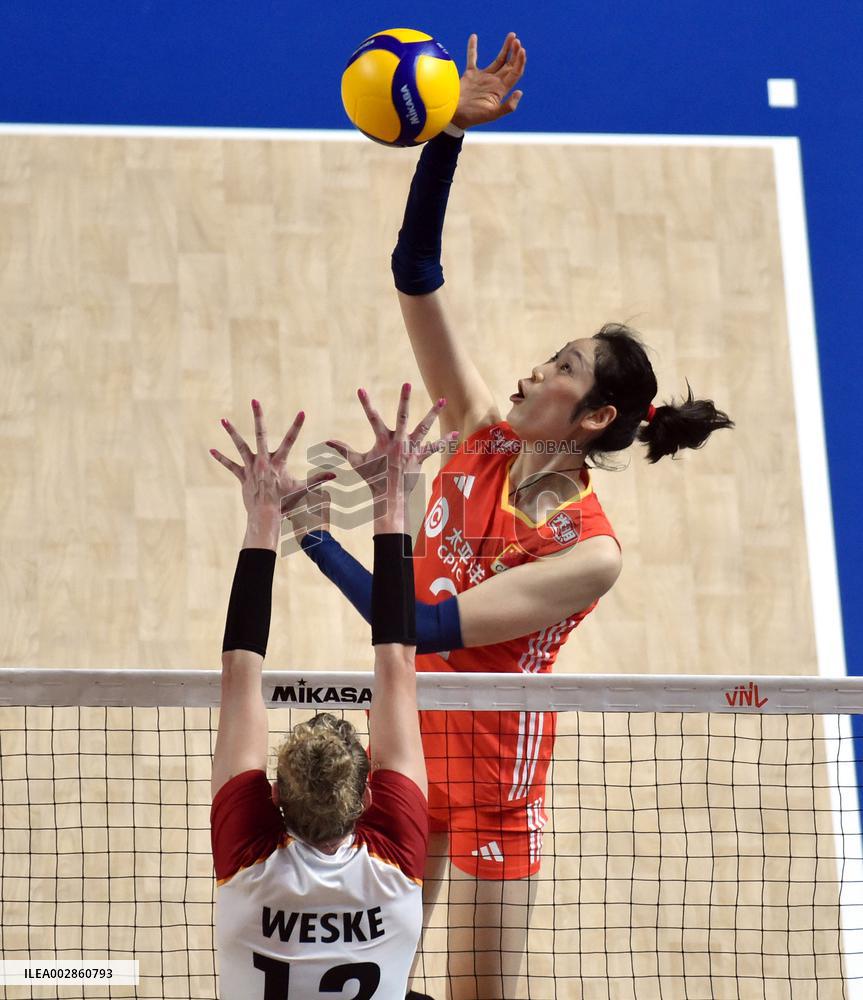 (SP)CHINA-HONG KONG-VOLLEYBALL-WOMEN'S NATIONS LEAGUE 2024-CHINA VS GERMANY (CN)