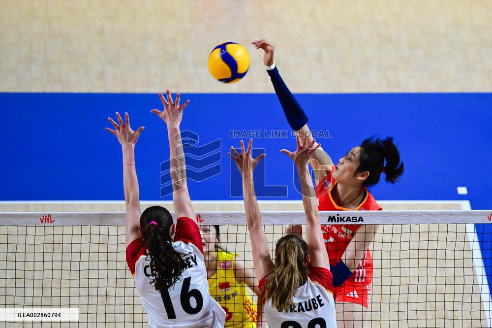 (SP)CHINA-HONG KONG-VOLLEYBALL-WOMEN'S NATIONS LEAGUE 2024-CHINA VS GERMANY (CN)