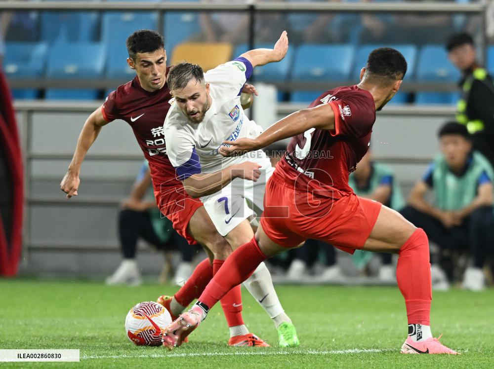 (SP)CHINA-TIANJIN-FOOTBALL-CSL-TIANJIN VS SHANGHAI (CN)