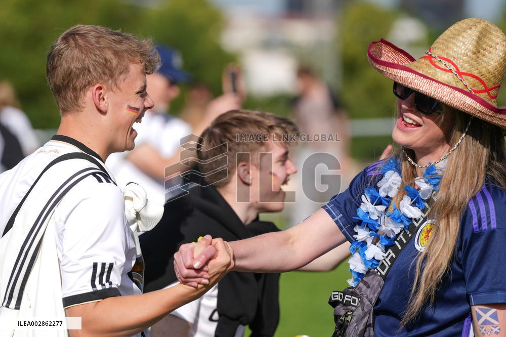 (SP)GERMANY-MUNICH-FOOTBALL-EURO 2024-GERMANY VS SCOTLAND-FANS