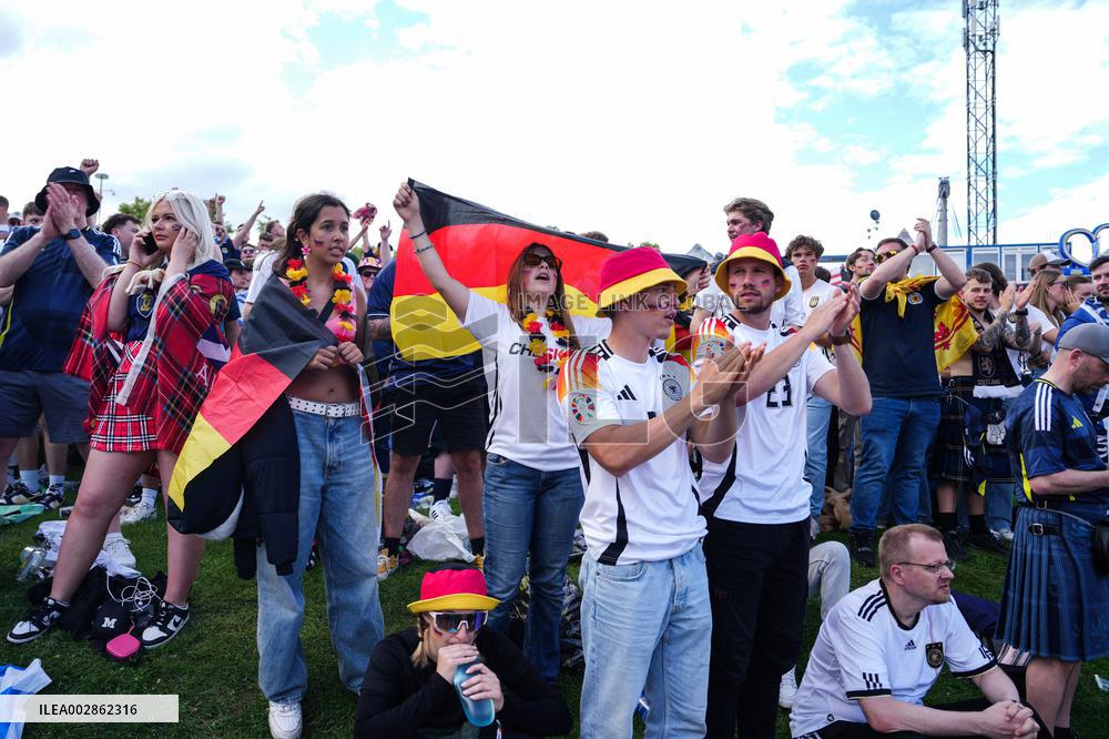 (SP)GERMANY-MUNICH-FOOTBALL-EURO 2024-GERMANY VS SCOTLAND-FANS