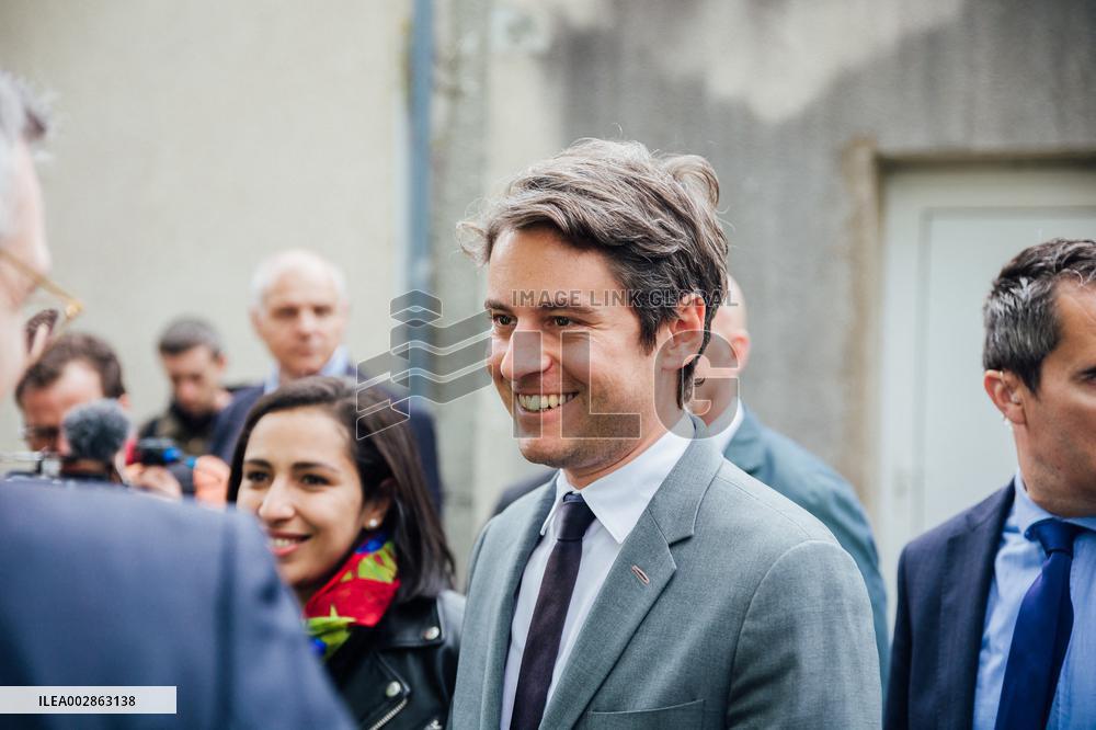 PM Gabriel Attal Visits Nantes