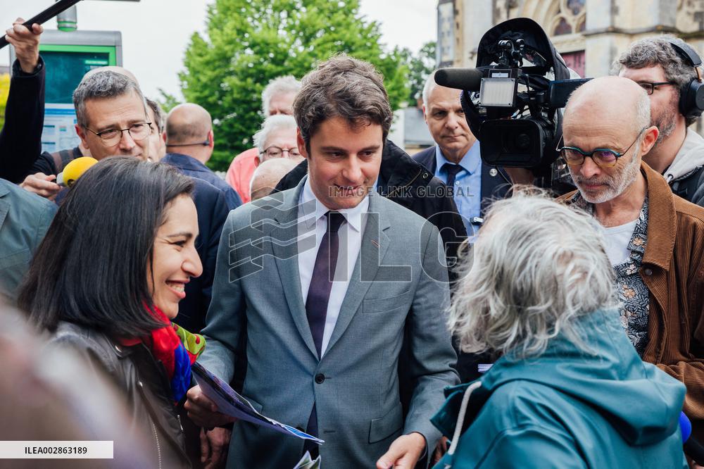 PM Gabriel Attal Visits Nantes