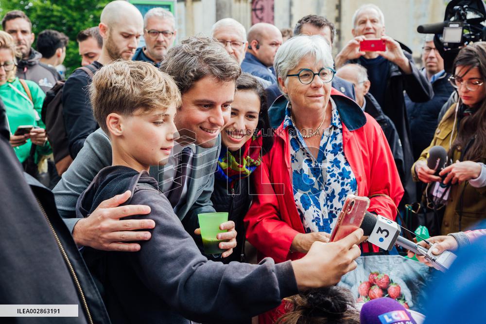 PM Gabriel Attal Visits Nantes