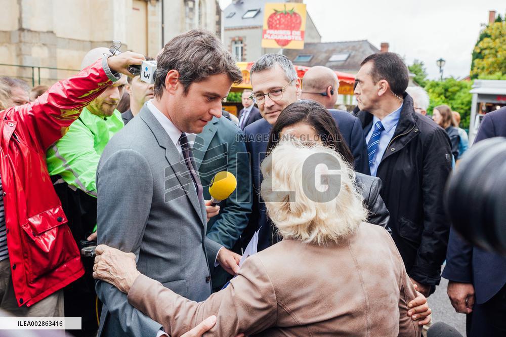 PM Gabriel Attal Visits Nantes