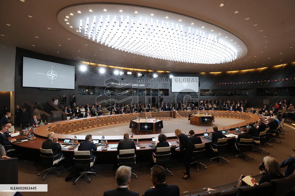 BELGIUM-BRUSSELS-NATO-DEFENSE MINISTERS-MEETING