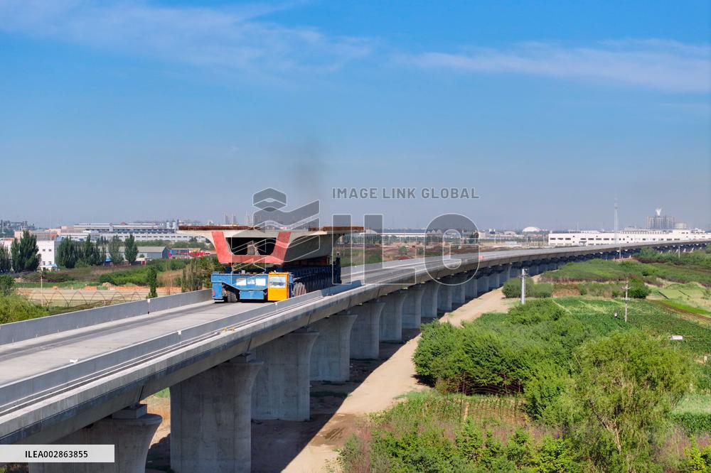 Baotou-Yinchuan High-speed Railway Bridge Construction