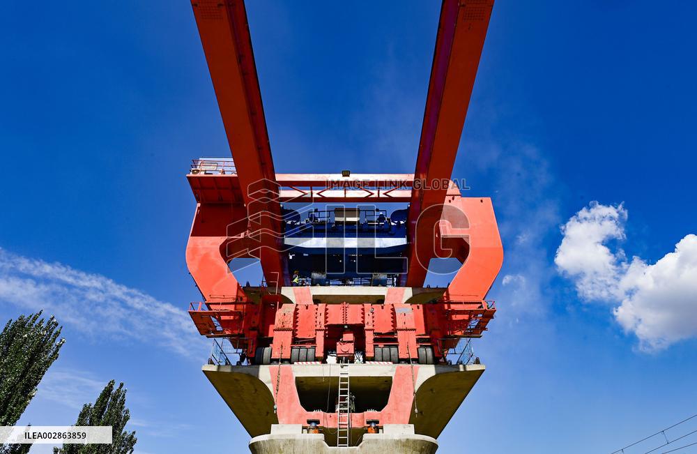 Baotou-Yinchuan High-speed Railway Bridge Construction