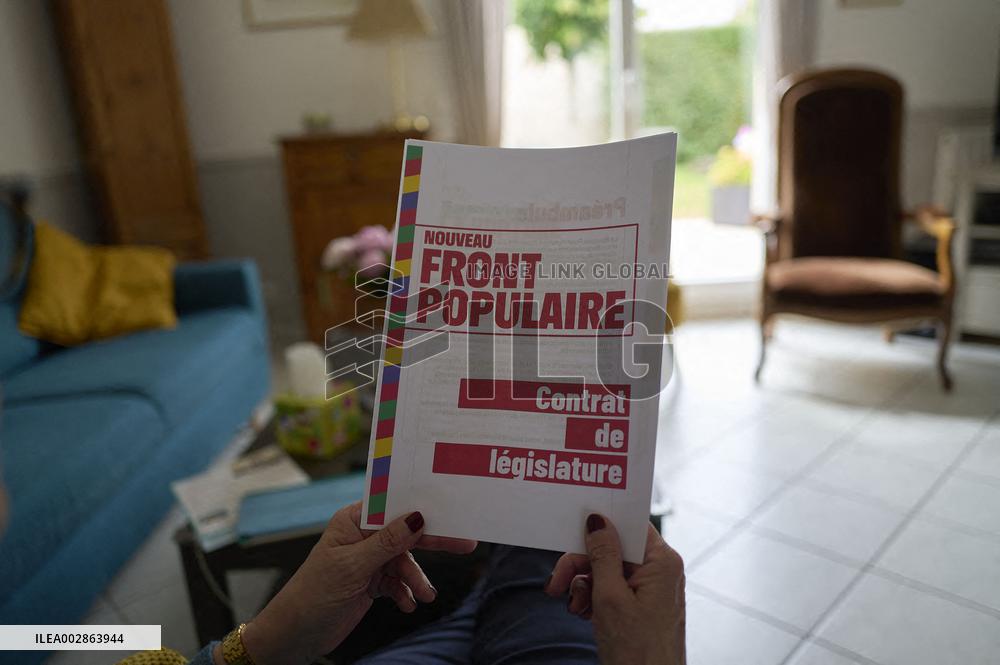Illustration Programme du Nouveau Front Populaire - France