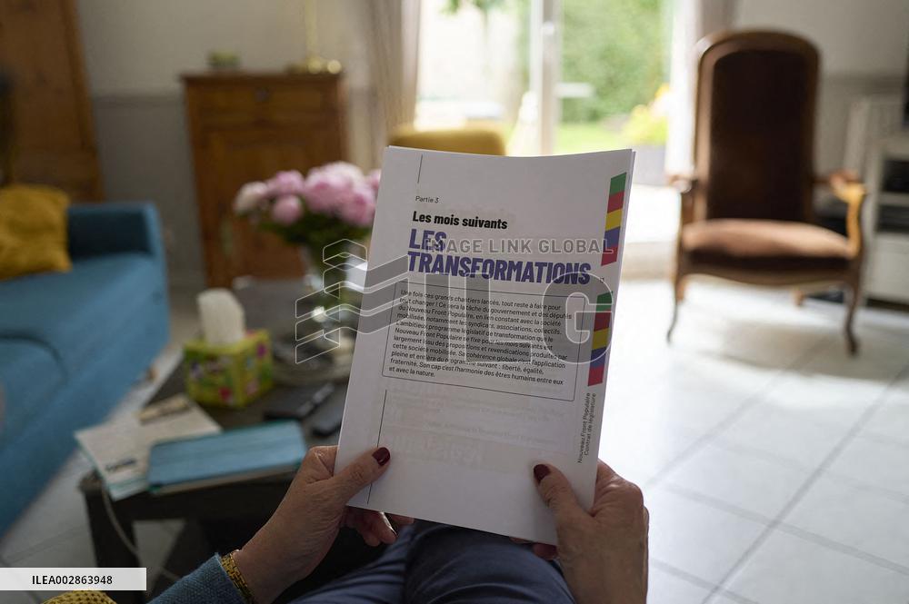 Illustration Programme du Nouveau Front Populaire - France