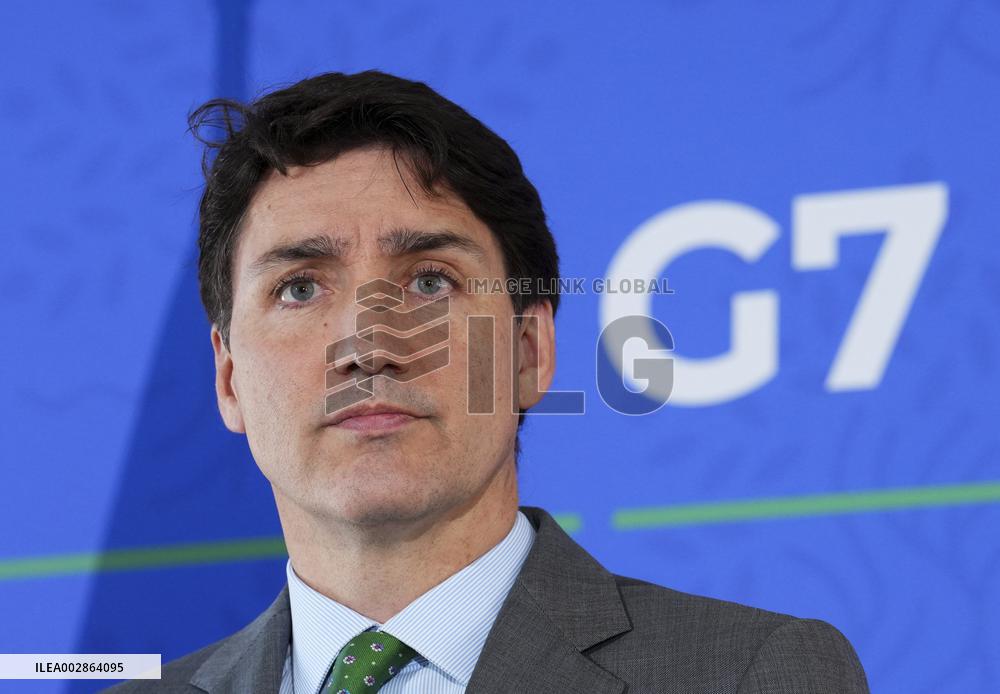 Justin Trudeau At G7 Summit - Italy