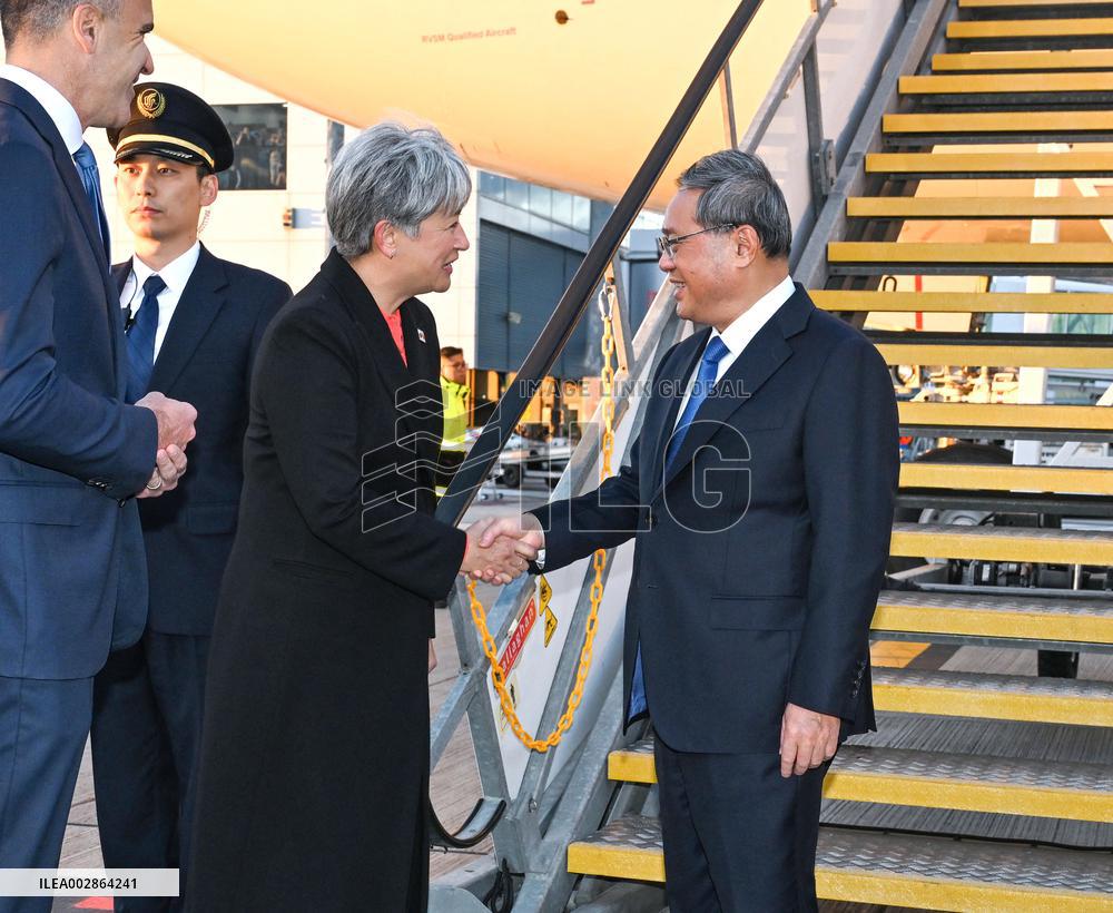 AUSTRALIA-ADELAIDE-CHINA-LI QIANG-ARRIVAL