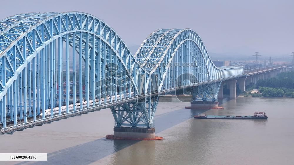(FOCUS)CHINA-YANGTZE RIVER DELTA-RAILWAY LOOP LINE-LAUNCHING (CN)
