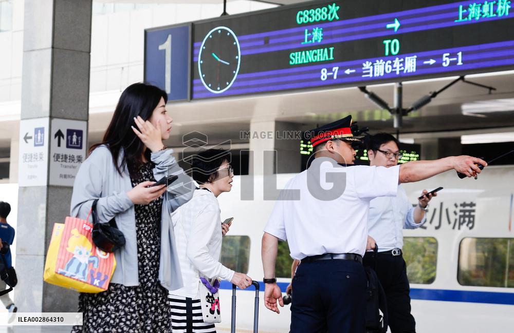 (FOCUS)CHINA-YANGTZE RIVER DELTA-RAILWAY LOOP LINE-LAUNCHING (CN)