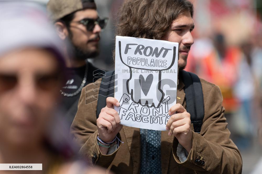 Demonstration Against The Far Right - Toulon