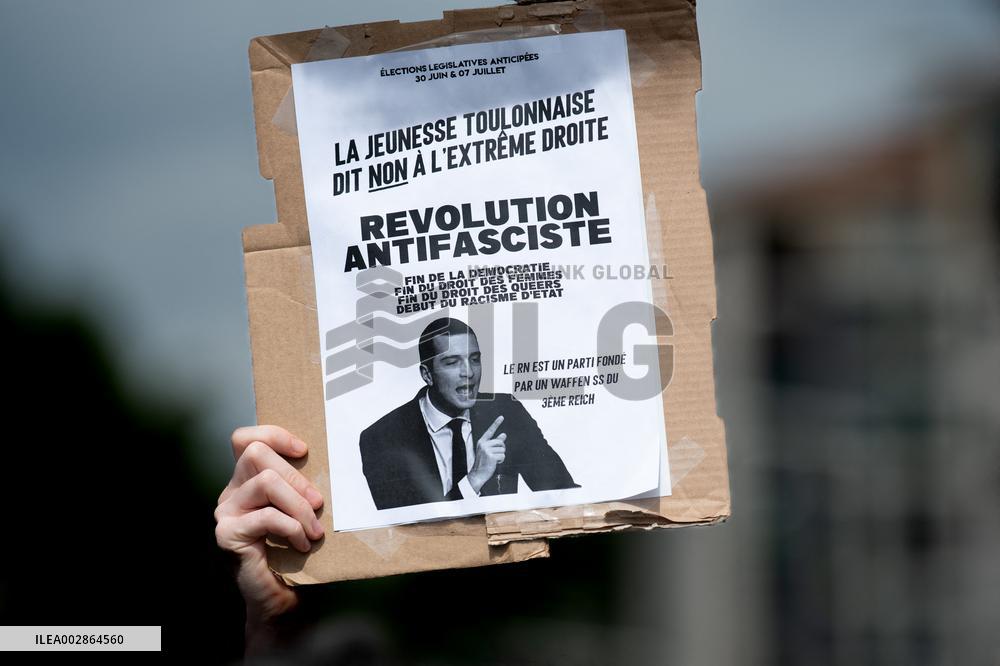 Demonstration Against The Far Right - Toulon