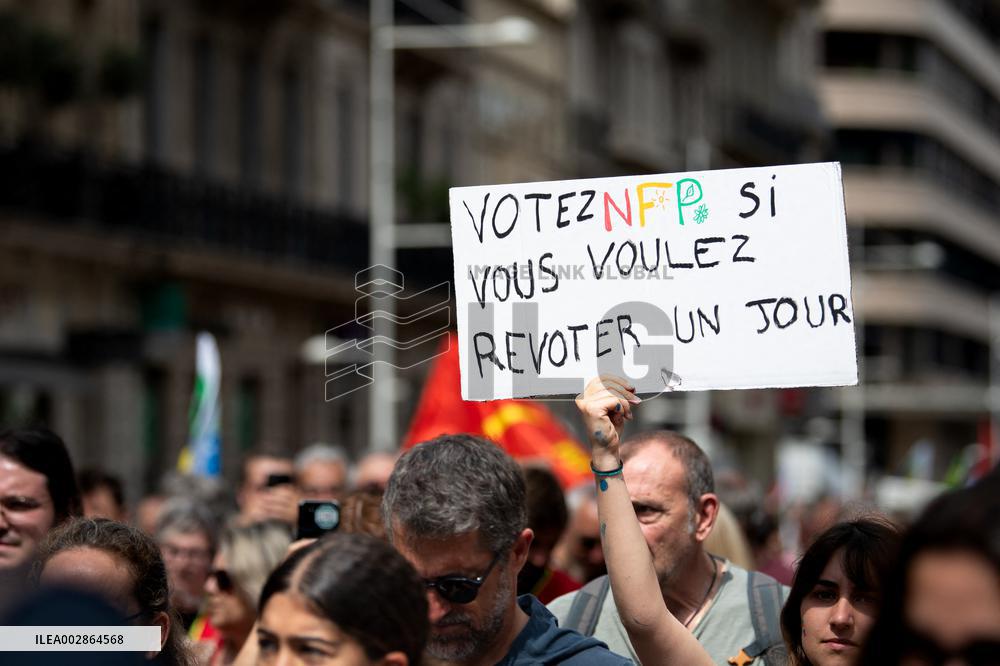 Demonstration Against The Far Right - Toulon