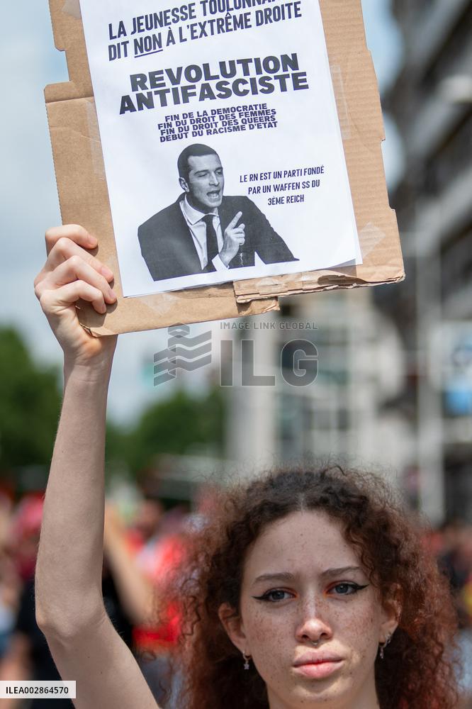 Demonstration Against The Far Right - Toulon