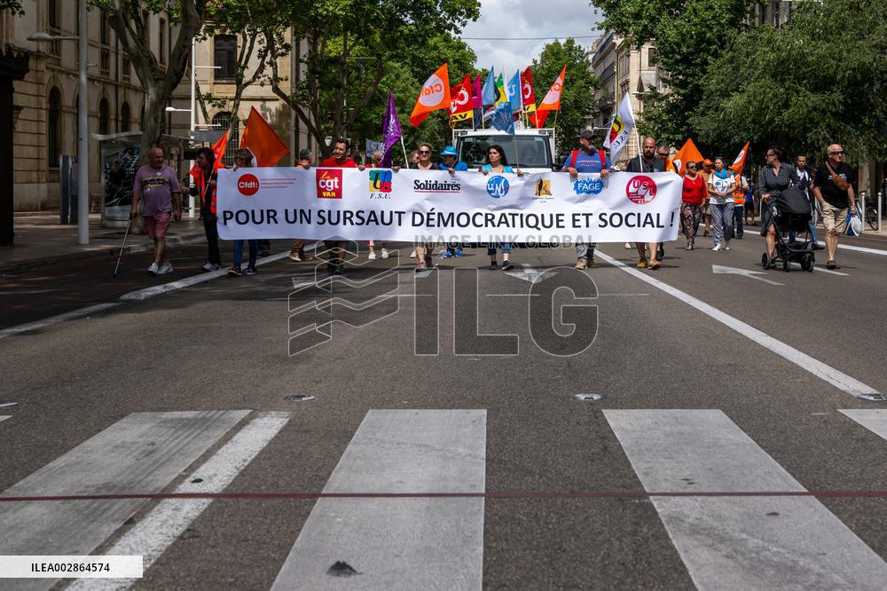 Demonstration Against The Far Right - Toulon