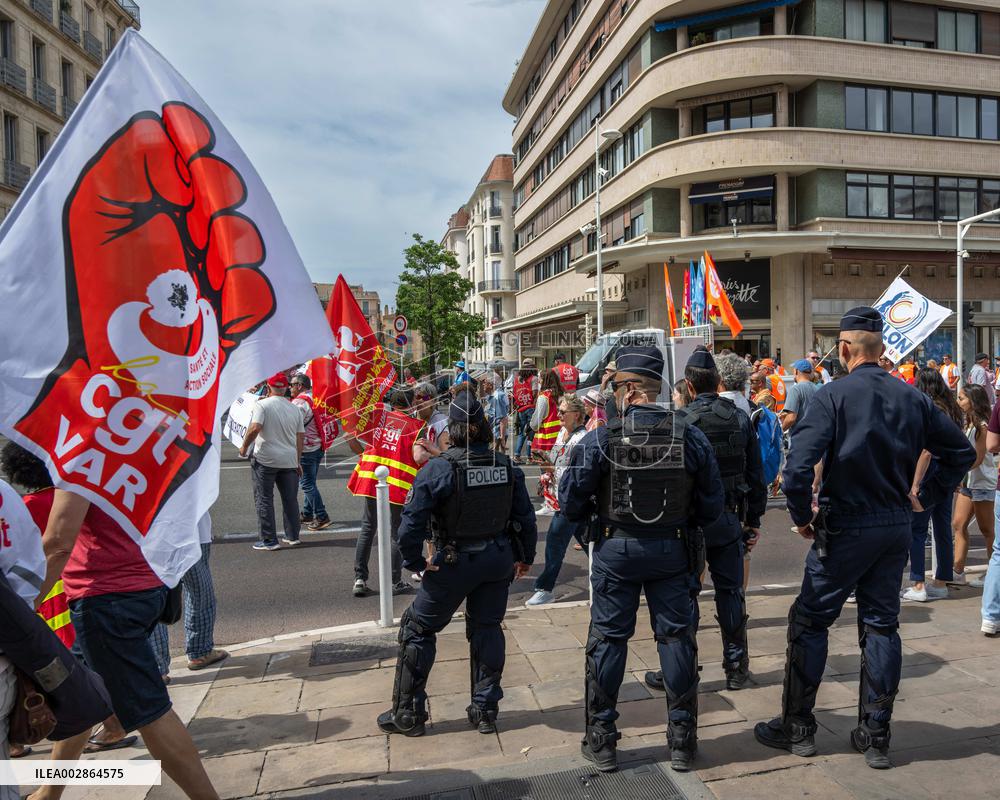 Demonstration Against The Far Right - Toulon