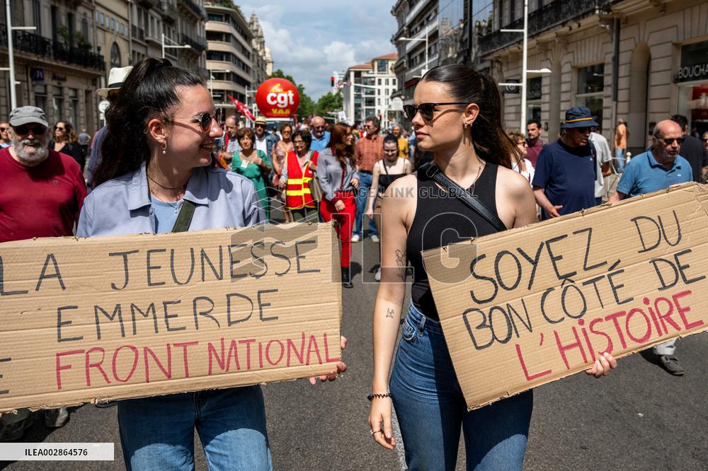 Demonstration Against The Far Right - Toulon
