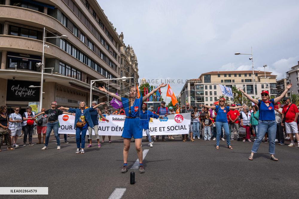 Demonstration Against The Far Right - Toulon