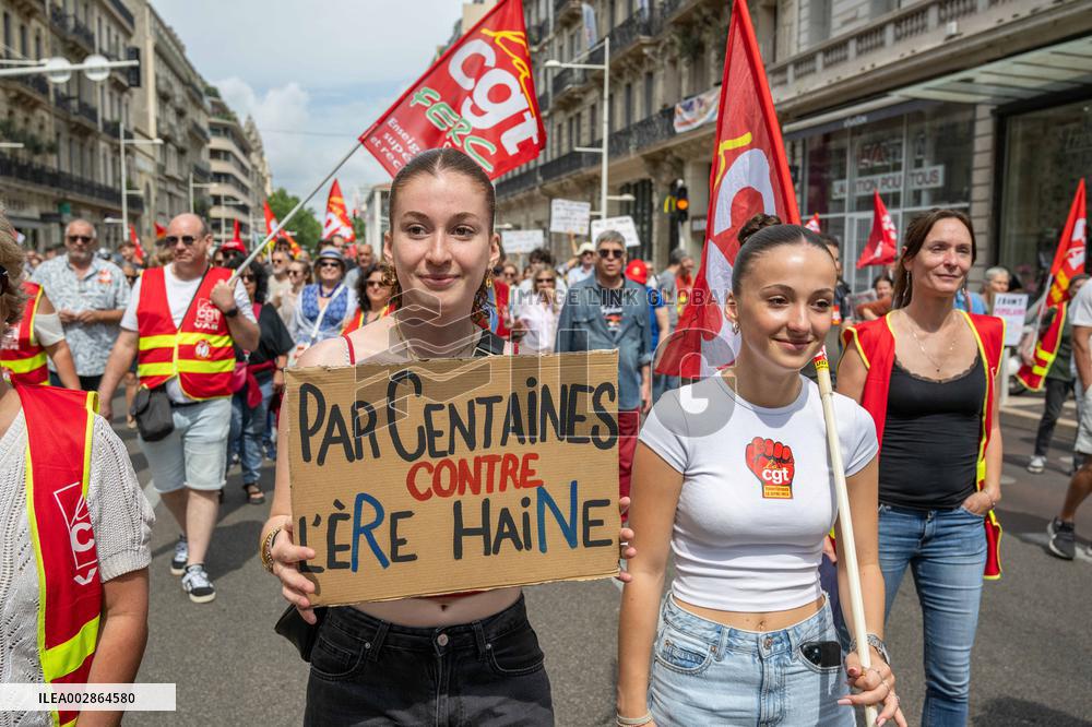 Demonstration Against The Far Right - Toulon