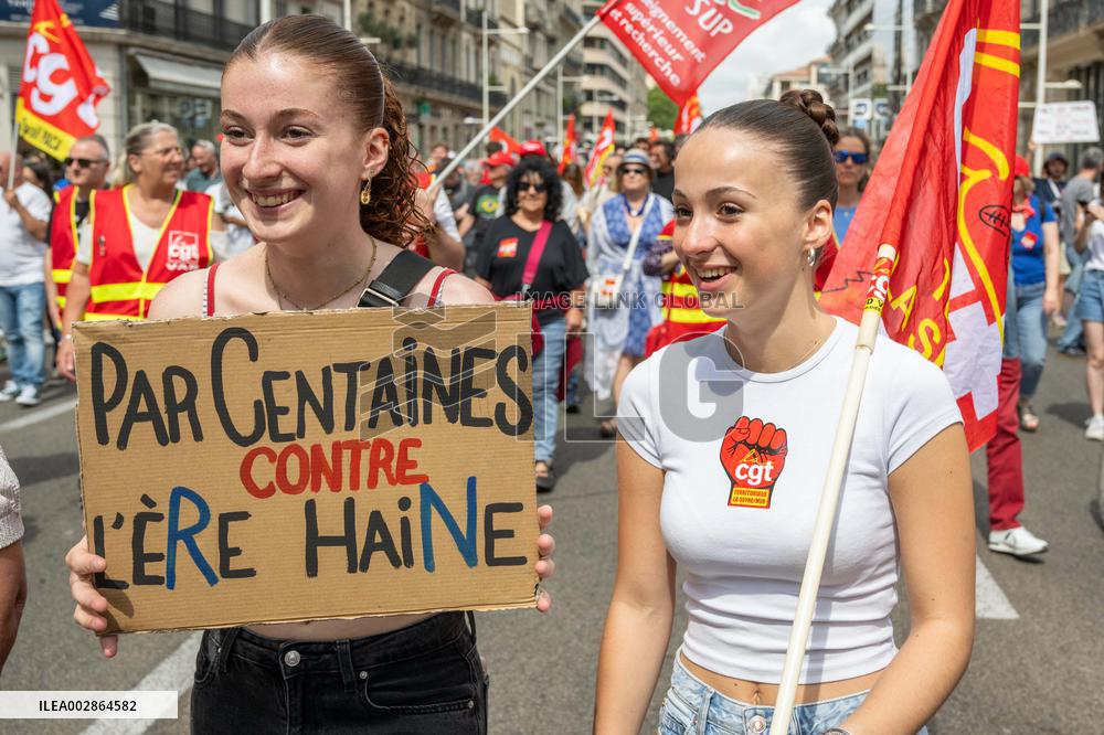 Demonstration Against The Far Right - Toulon