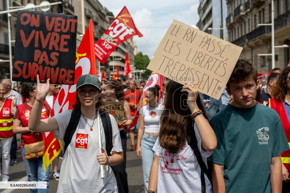 Demonstration Against The Far Right - Toulon