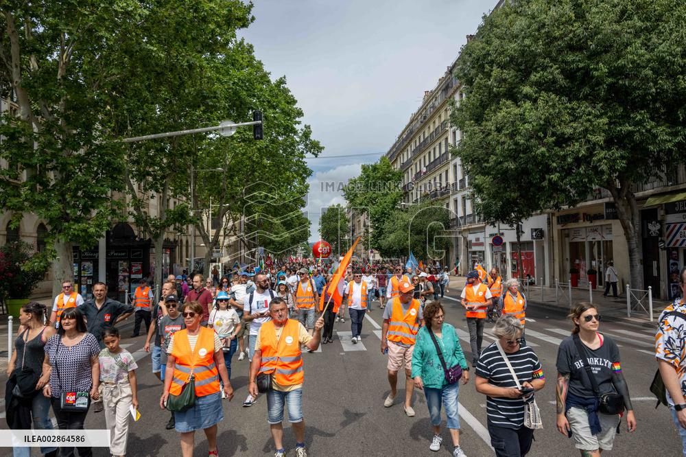 Demonstration Against The Far Right - Toulon