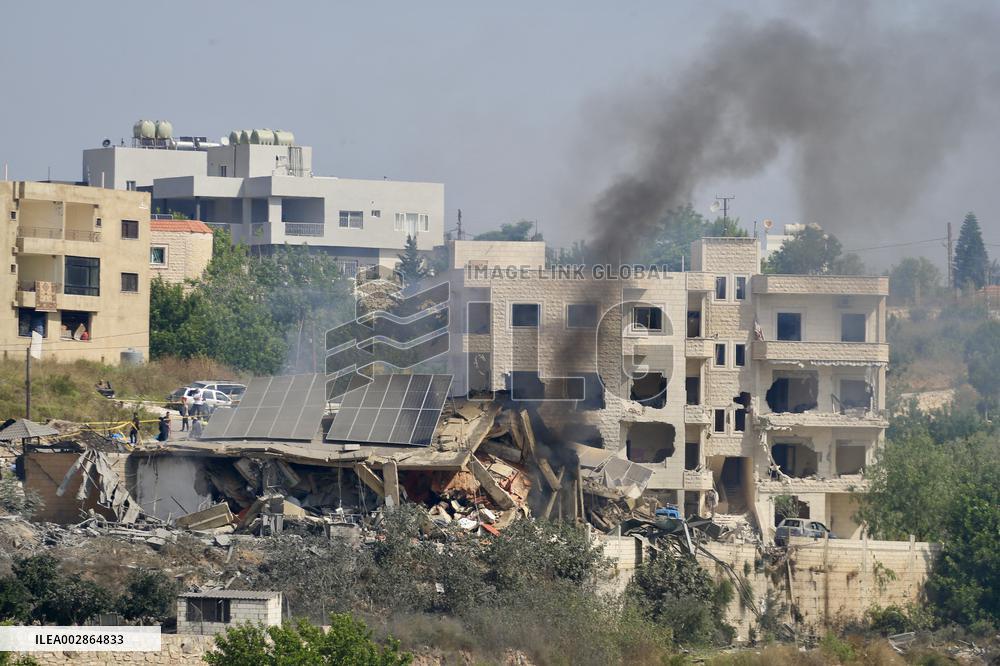 LEBANON-JANNATA-ISRAELI AIRSTRIKE