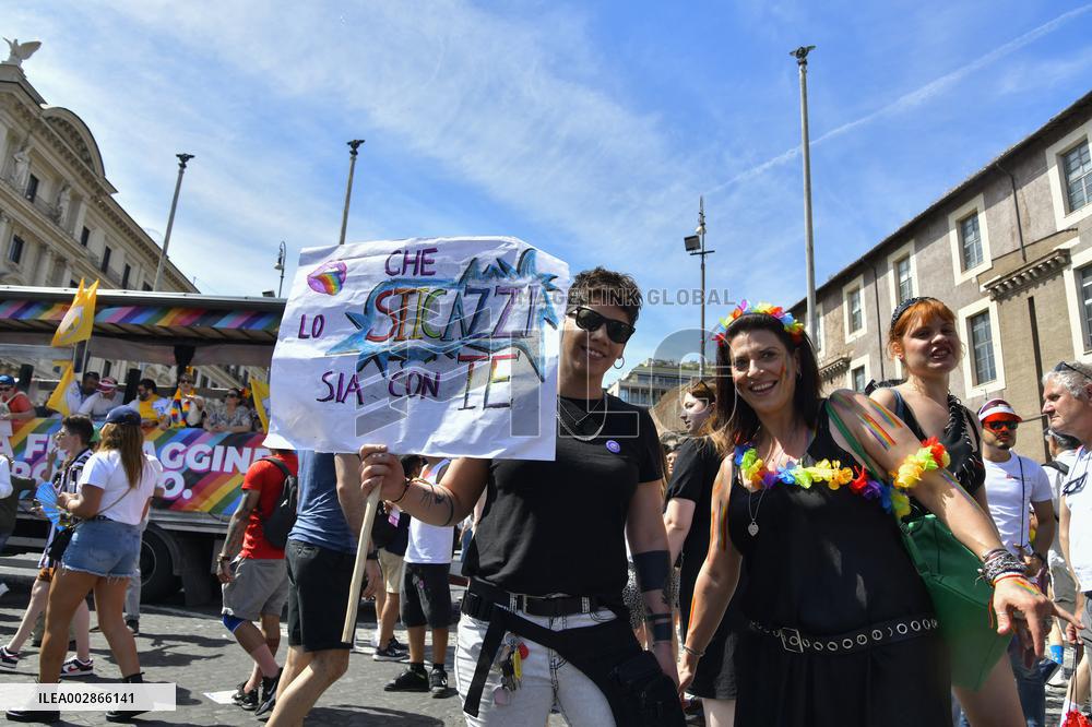 Annual Pride Parade - Rome