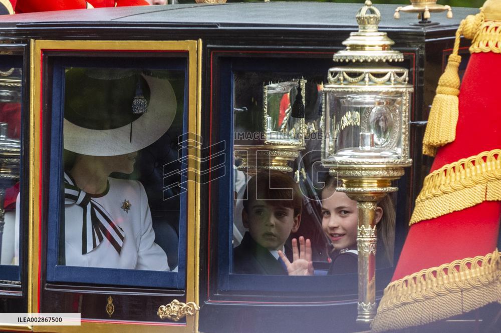 BRITAIN-LONDON-KING CHARLES III-OFFICIAL BIRTHDAY-PARADE