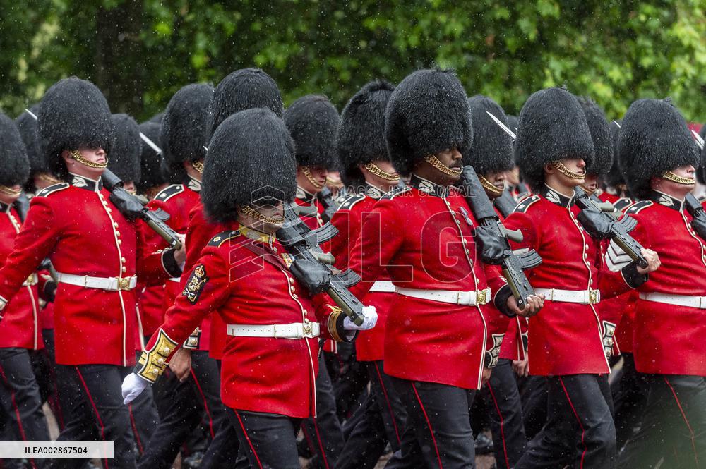 BRITAIN-LONDON-KING CHARLES III-OFFICIAL BIRTHDAY-PARADE