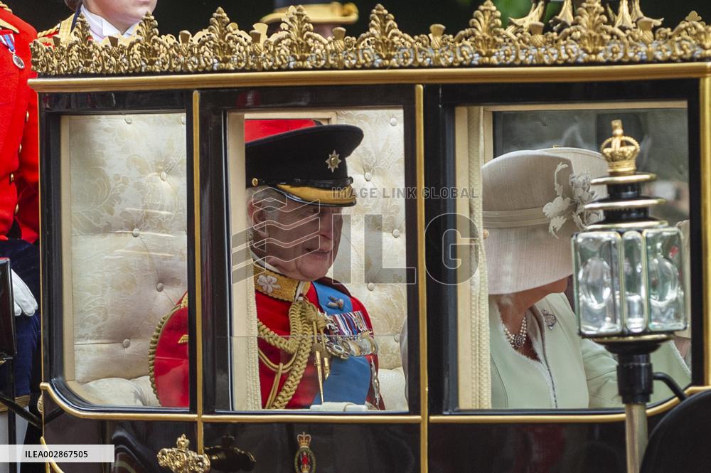 BRITAIN-LONDON-KING CHARLES III-OFFICIAL BIRTHDAY-PARADE