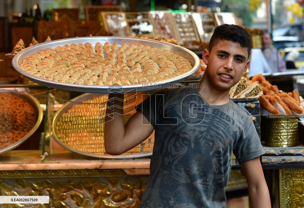 SYRIA-DAMASCUS-EID AL-ADHA-SWEETS