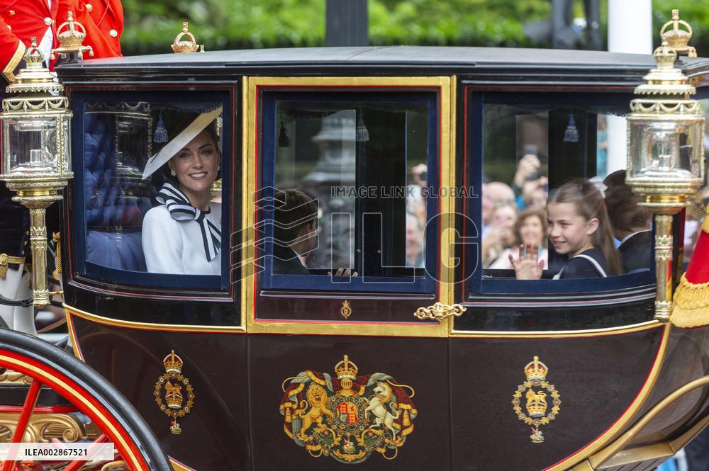 BRITAIN-LONDON-KING CHARLES III-OFFICIAL BIRTHDAY-PARADE