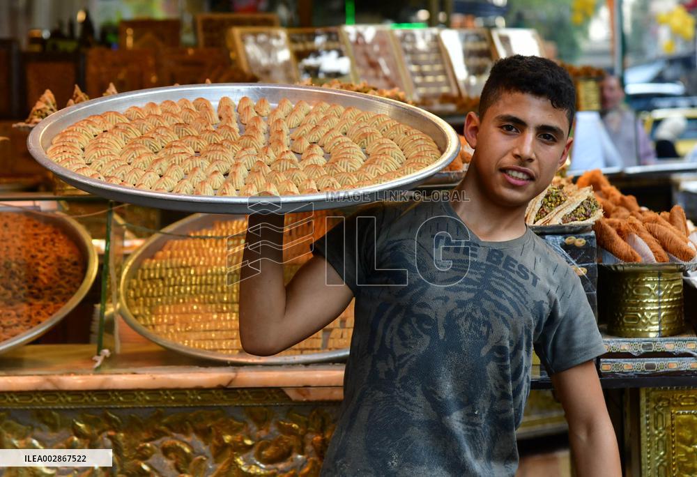 SYRIA-DAMASCUS-EID AL-ADHA-SWEETS