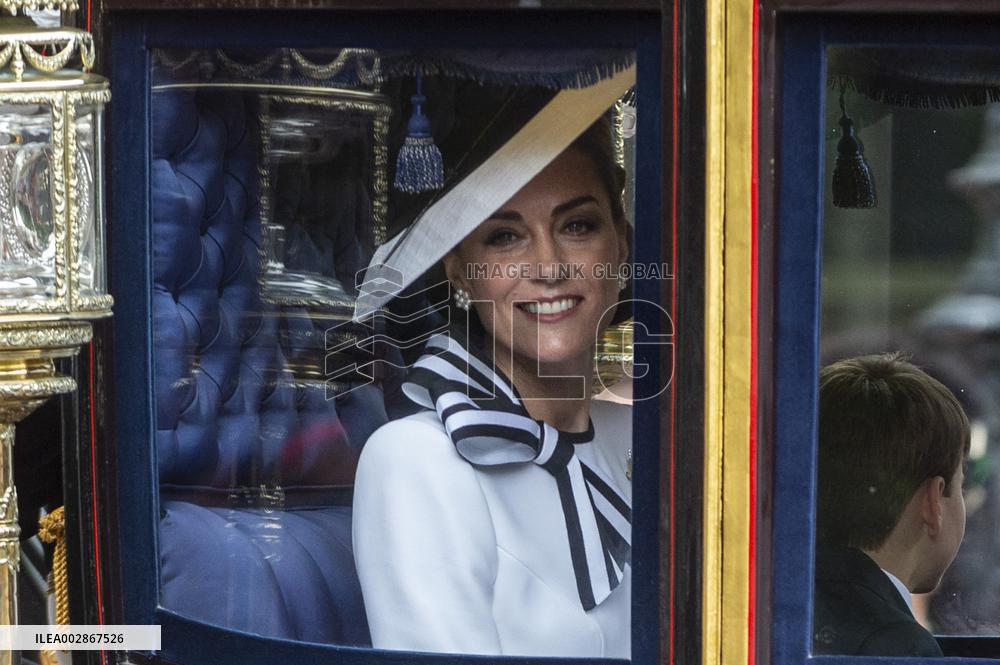 BRITAIN-LONDON-KING CHARLES III-OFFICIAL BIRTHDAY-PARADE