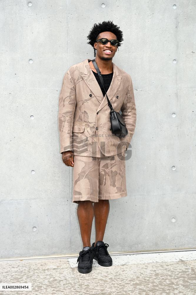 MFW - Emporio Armani Arrivals