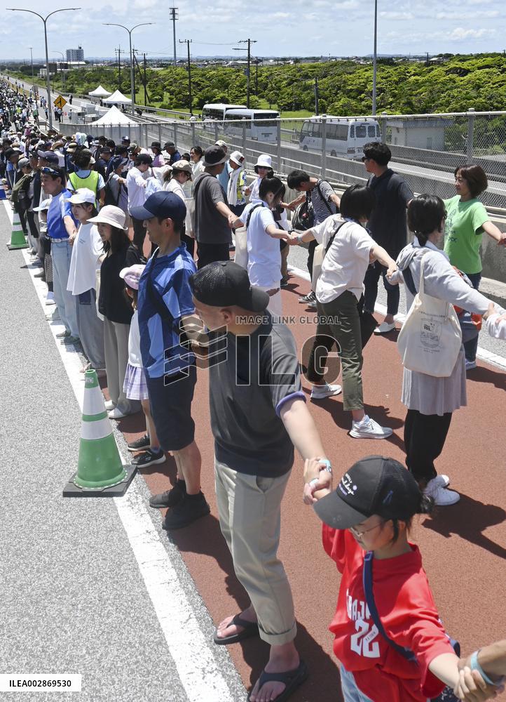 World record challenge in eastern Japan