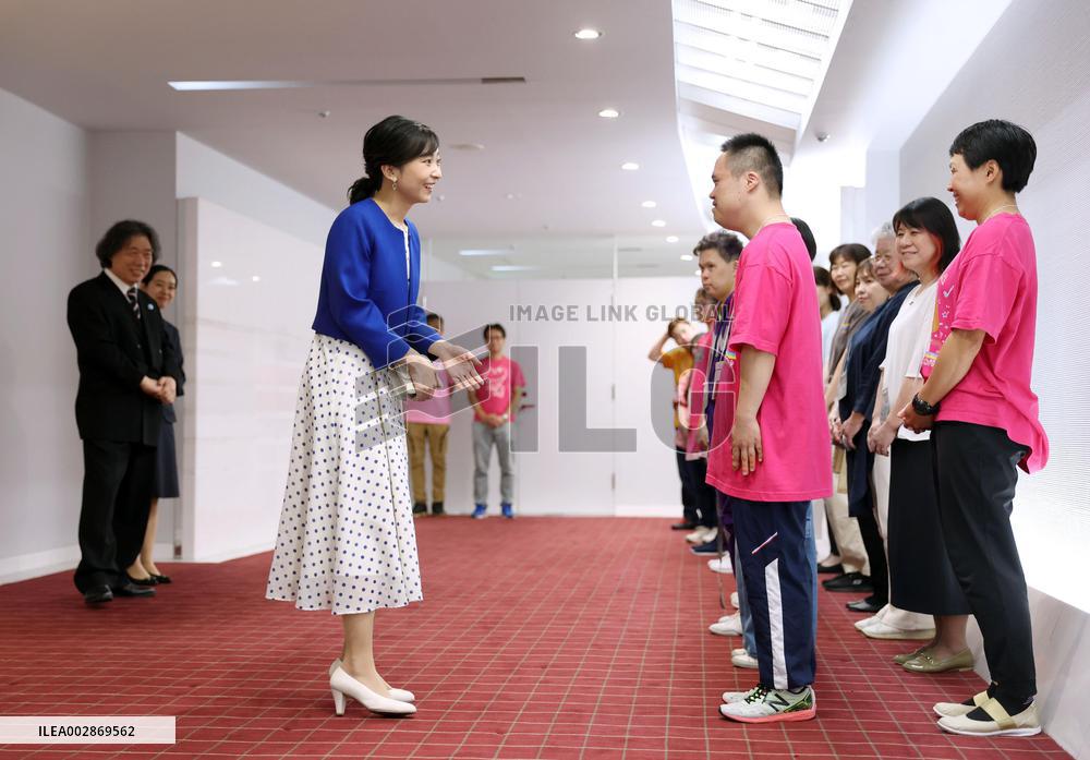 Princess Kako at dance event