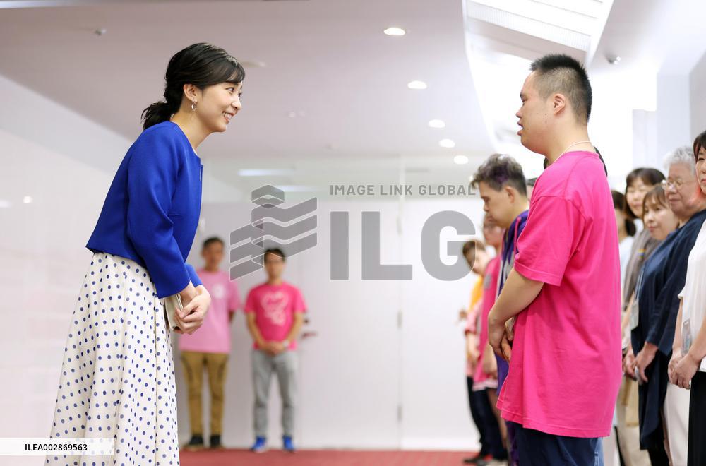 Princess Kako at dance event