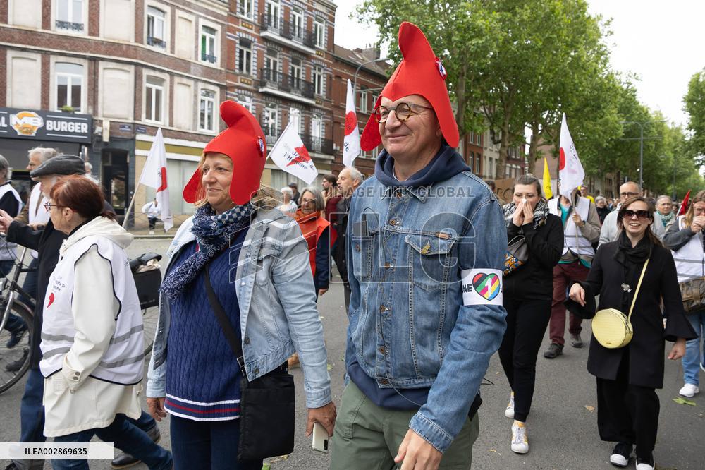 Anti Far-Right Rally - Lille