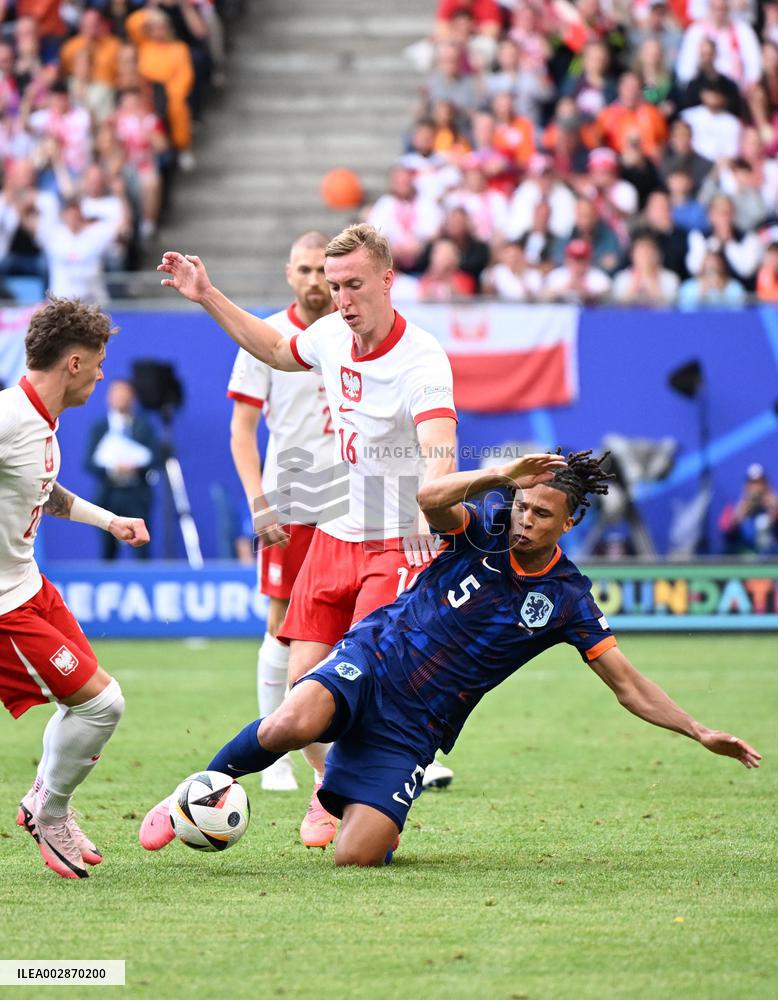 (SP)GERMANY-HAMBURG-FOOTBALL-EURO 2024-POLAND VS THE NETHERLANDS