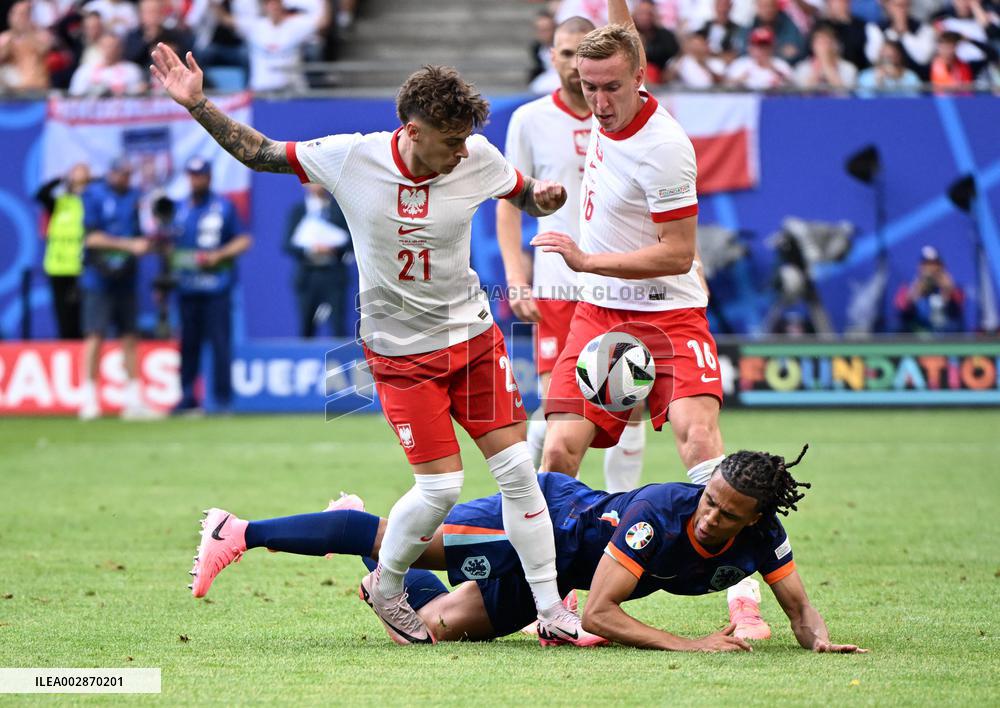 (SP)GERMANY-HAMBURG-FOOTBALL-EURO 2024-POLAND VS THE NETHERLANDS